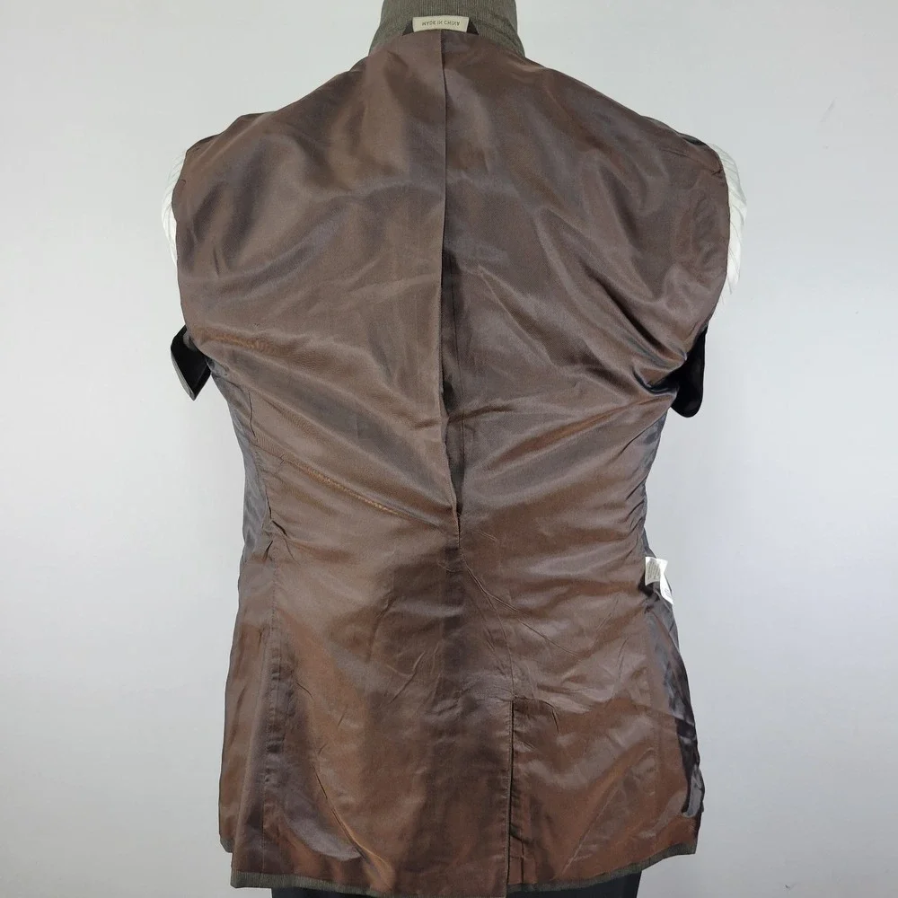 Banana Republic Men's Sport Coat Blazer Two Button Brown Poly‎ Blend 38R